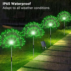 Slyuexu Solar Garden Lights Outdoor Waterproof, 4 Pack Total 480 LED - Image 3