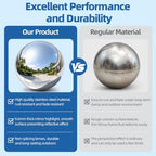 20 inch Gazing Ball, Diameter Polished Reflective Smooth Garden Sphere - Image 5