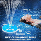 Upgraded Pool Fountain with Remote,Floating Pool Fountain with Lights-Blue - Image 4