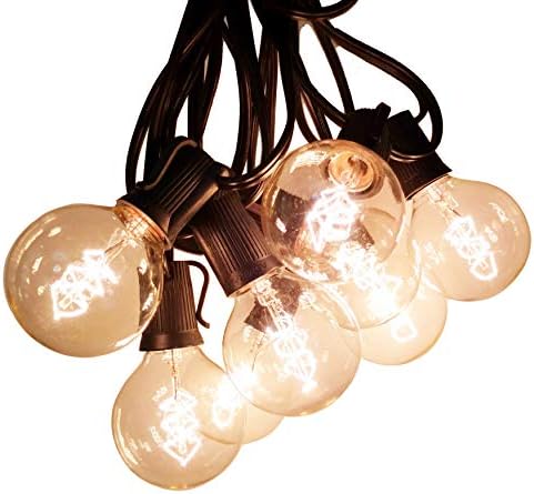 Outdoor Edison Light Bulbs with C9 Black Stringer (G50 Edison, 50') - Image 2