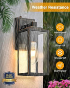VIANIS Dusk to Dawn Exterior Wall Lights, 100% Aluminum, Waterproof - Image 5