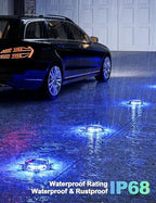 VOLISUN Solar Driveway Dock Deck Markers Marine Lights 8 Pack,9 Colors in 1 Led IP67 Waterproof Outdoor Warning Step Lights for Driveway Sidewalk Walkway Pathway RGB - Image 4