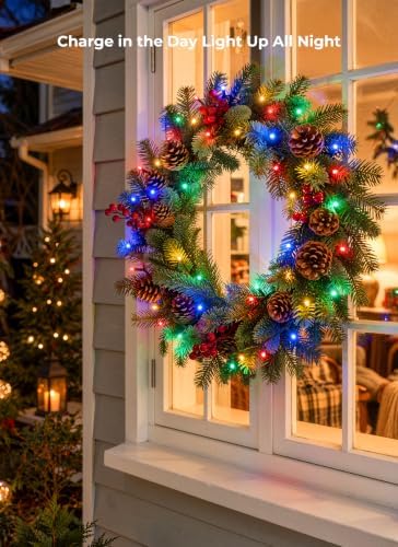 Minetom 6 Pack Solar-Christmas-Lights-Outdoor, Total 236FT, 600 LEDs - Image 2