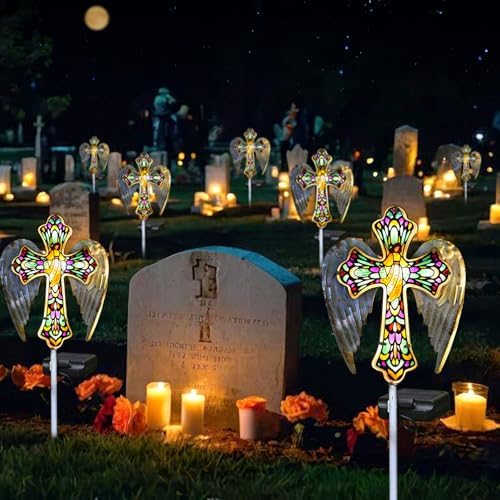YJFWAL Solar Glass Cross & YJFWAL Hummingbird Solar Lanterns - Image 7