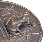 Whitehall Products Frog Sundial, Oil Rub Bronze - Image 4