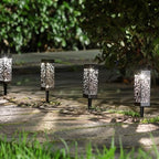 6pcs Solar Stake Lights Outdoor Waterproof Solar Ground Plug Lights Warm White LED Garden Pathway Lighting for Yard and Courtyard - Image 7