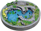 Kai Dream Fairy Garden Pond Decoration - Solar Miniature Fairy Garden Figurines & Accessories, Serenity Theme Outdoor Garden Ornament for Patio, Yard, Housewarming Gift by KaiDream