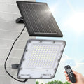 200W Solar Flood Light Outdoor 40000LM 6500K LED Solar Street Light with Remote, IP66 Waterproof Dusk to Dawn Outdoor Security Lighting, 13FT Cable Splitted Solar Powered Lamp for Parking Lot Garage by IlluminateYourWorld