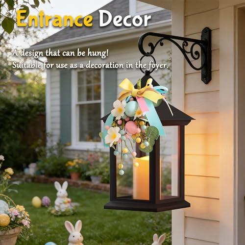 JOIONE Easter Decorative Candle Lanterns, 2 Packs 14" Spring Porch Decor - Image 5