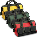 Sanwuta 3 Pack 16 Inch Tool Bags, Classic, Red, Army Green, Yellow by Sanwuta