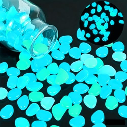 1000pcs Glow in The Dark Garden Stones Glow in The Dark Pebbles DIY - Image 4