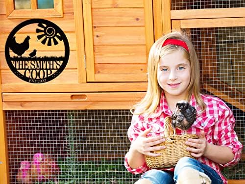Personalized Chicken Farm Sign, Custom Chicken Coop Signs - Image 3