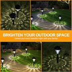 Siatom Solar Pathway Lights 10 Pack, Bright Solar Path Lights Outdoor Waterproof IP65, Walking Path Solar Lights for Outside, Garden, Lawn, Walkway, Yard (Warm White) - Image 6