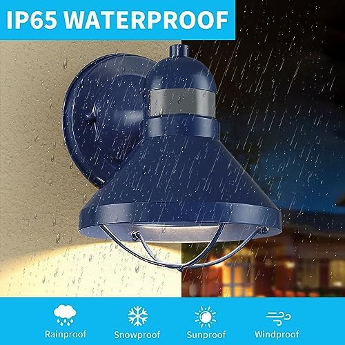 Motion Sensor Outdoor LED Wall Sconce Dusk to Dawn Exterior Barn Lighting - Image 4