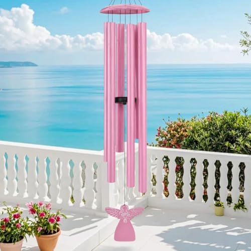 45" Wind Chimes for Outside Deep Tone - 6 Thicken Tubes Large Windchimes by Creatingvividfunspacesforyouroutdoors