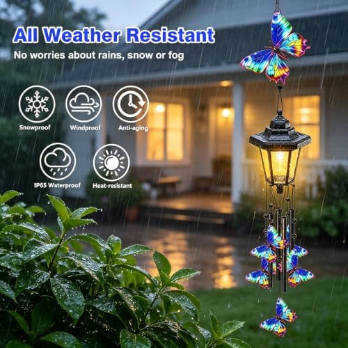 VOOKRY Wind Chime Gifts for Women Mom Grandma Wife Sister Daughter Neighbor - Image 4