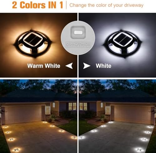 VOLISUN Solar Driveway Marker Lights Dock Marine Led Deck Outdoor 20 Pack - Image 2