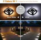 VOLISUN Solar Driveway Marker Lights Dock Marine Led Deck Outdoor 4 Pack - Image 2
