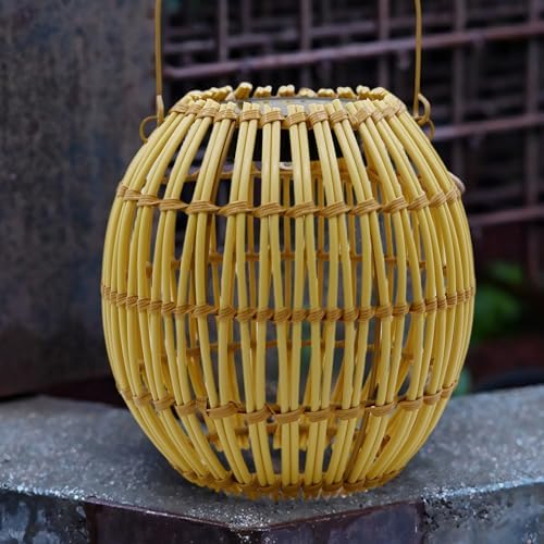 Solar Lantern Hangable Weatherproof Rattan Light - Image 3