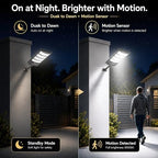 Solar Security Lights Outdoor, 4 Pack with Motion Sensor - Image 4