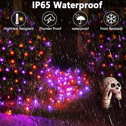 SyouHome Solar String Lights Outdoor, 6 Pack 600 LED Solar Halloween Lights - Image 6