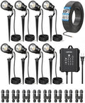 HIBOITEC All-in-One Low Voltage Landscape Lighting Kit, Dusk to Dawn, 8 PCS by HIBOITEC