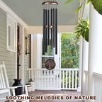Large 48" Tree of Life Wind Chime, Vintage Deep Tone Outdoor Decor - Image 4