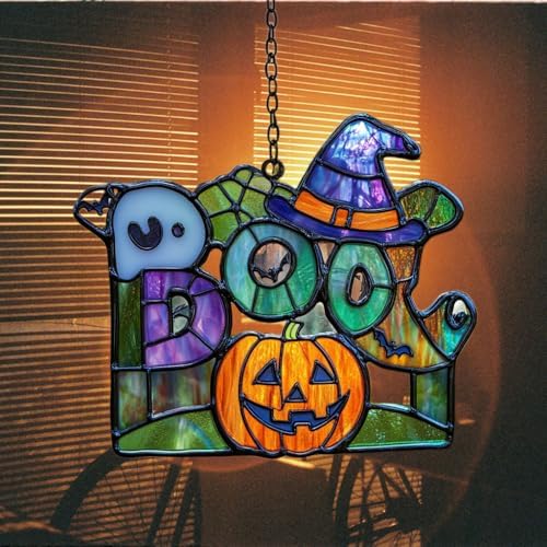 Funy Boo Halloween Acrylic Suncatcher - Image 7