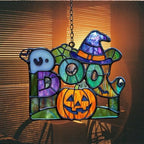 Funy Boo Halloween Acrylic Suncatcher - Image 7