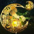Solar Lights Outdoor Decor Horse Cracked Glass Stake Moon Lights Horse Gift by kyoryuger