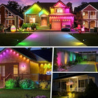 Solar Lights Outdoor Waterproof Landscape Spotlight Color Changing 2 Pack - Image 6
