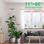 LORDEM Grow Light for Indoor Plants, Full Spectrum 6.3in Plant Light - Image 2