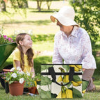Banana Pattern Garden Tool Bag Organizer Heavy Duty Tropical Fruit Gardening Tote Bag with 10 Pockets for Women Men Gardening Gifts - Image 6
