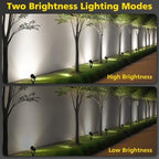 T-SUN Solar Spot Lights Outdoor, Dual Head Solar Spotlights, Cool White - Image 5