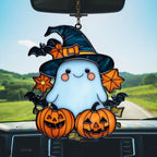 Cute Witch Ghost Acrylic Suncatcher - Image 5