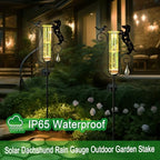 Solar Rain Gauge Outdoor Decorative for Yard,Dachshund Gifts for Women - Image 7