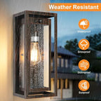 15" Motion Sensor Outdoor Wall Lights, Outdoor Sconces, 2 Pack - Image 4