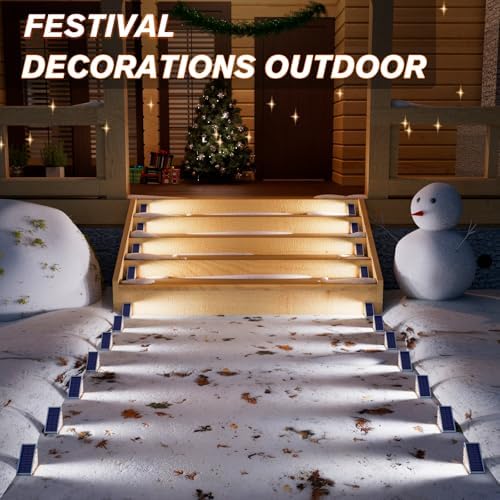 VOLISUN Solar Step Lights Outdoor Waterproof, LED Outdoor Stair Lights - Image 6