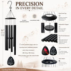 Cardinal Memorial Wind Chimes,32" Sympathy Windchimes for Loss of Loved One - Image 3