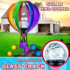 72 in Large Wind Spinners Outdoor, Solar Hot Air Balloon Wind Sculpture - Image 2