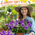 Retisee 6 Pcs Flying Bees for Centerpieces Solar Fluttering Garden Decor - Image 6