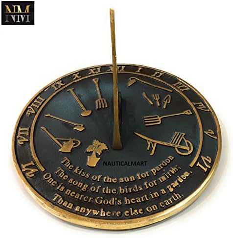 NauticalMart Brass Sundial Kiss of The Sun - Image 3