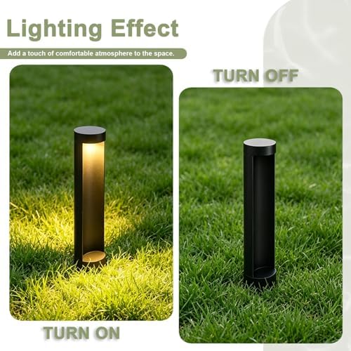 Landscape Path Light, Aluminum Outdoor Bollard Lighting for Lawn, Patio, Courtyard and Driveway Decoration Lighting IP65 Waterproof Pathway Lights - Image 6
