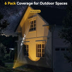 Solar Spot Lights Outdoor Waterproof IP68,RGB Spotlights with Remote,6-Pack - Image 2