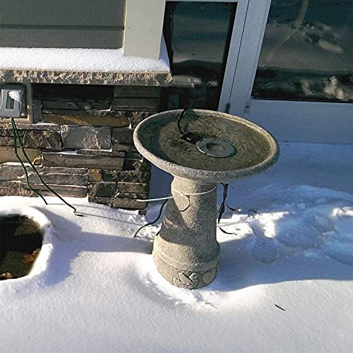 Farm Innovators 150W Premium Electric Submersible DeIcer Heater w/Internal Thermostat for Bird Baths & Concrete Fountains, Cast Aluminum (3 Pack) - Image 4