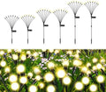 Solar Firefly Lights Outdoor Swaying Garden Decor Warm White 6 PK by Unknown