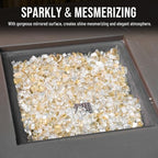 Skyflame High Luster 10-Pound Fire Glass for Fire Pit Fireplace - Image 5