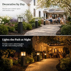 Landscape Pathway Lights for Outdoor, Hardwired E26 3000K Walkway Lighting - Image 6