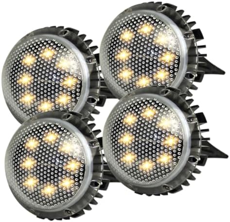 4pcs LED Solar Street Ground Lamp for Outdoor Landscape Lighting by Unknown
