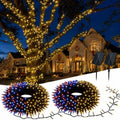 2 Pack Solar String Lights Outdoor Waterproof, 16FT 240LED Outdoor Lights by Forlivese